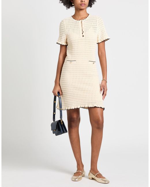 Sandro Natural Mini Dress