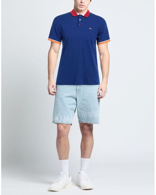 Harmont & Blaine Blue Polo Shirt for men