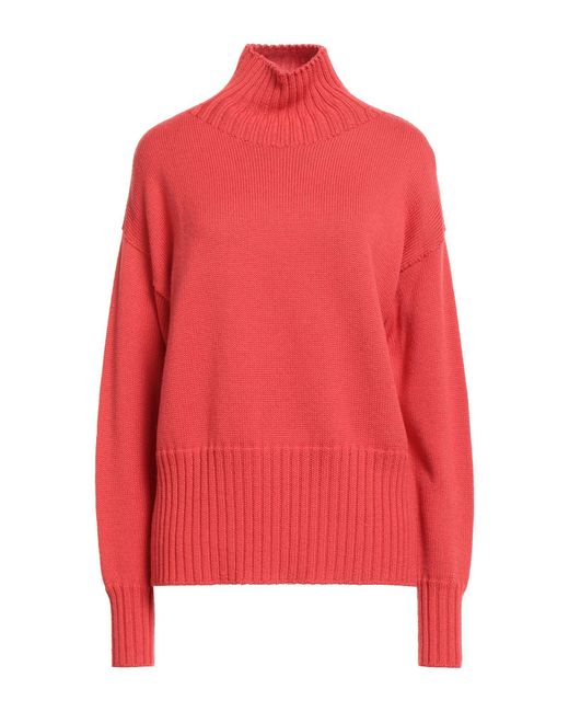 Drumohr Red Turtlenecks