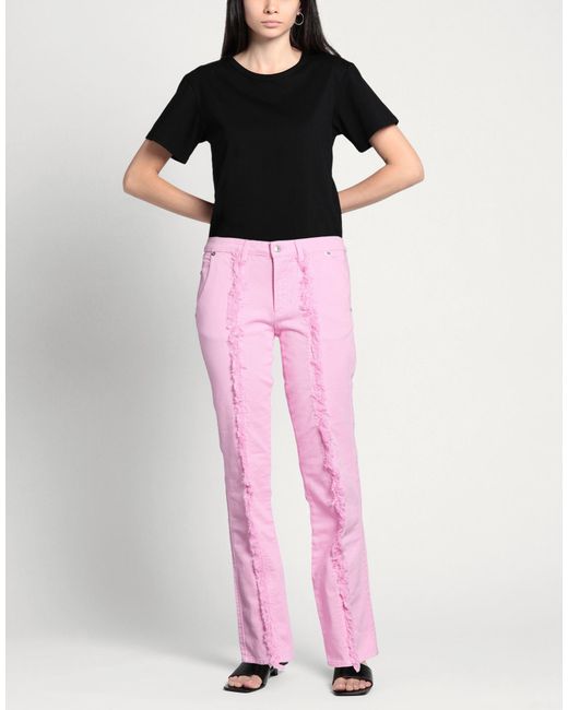 Grifoni Pink Jeans Cotton