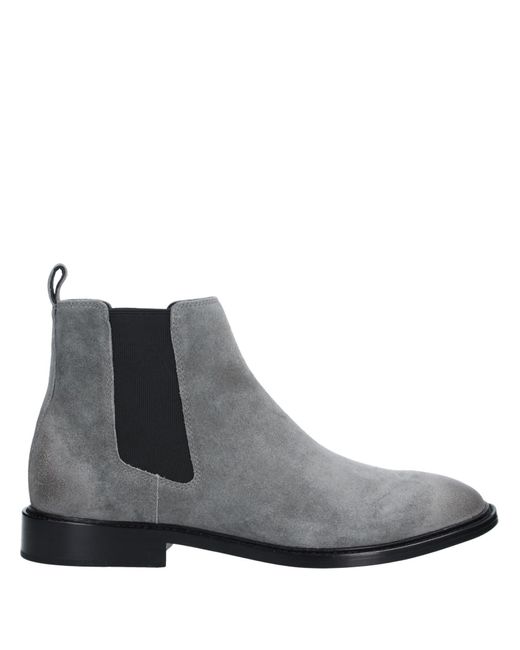 Botines de caña alta Michael Kors de Ante de color Gris para hombre | Lyst