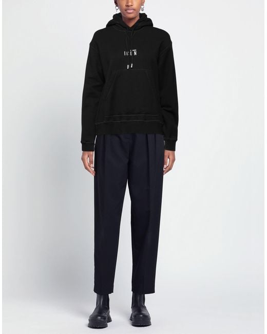 DSquared² Black Sweatshirt Cotton, Elastane