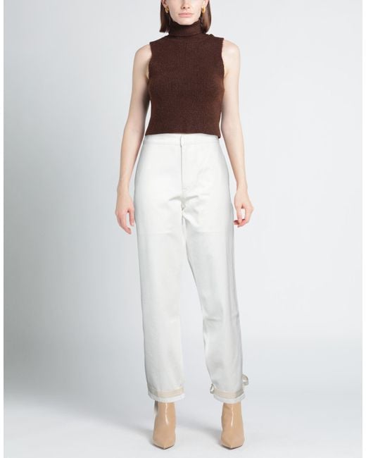 Jil Sander White Trouser