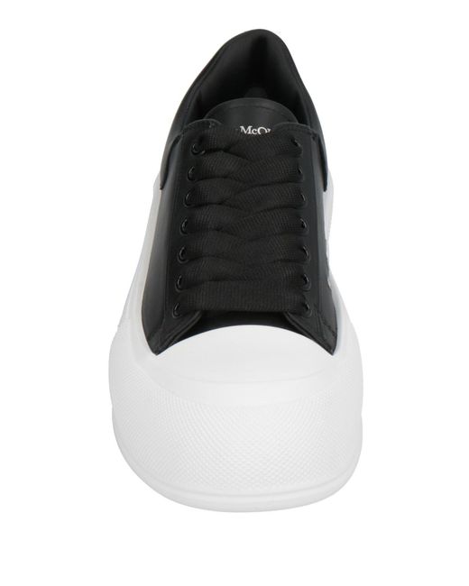 McQueen Black Trainers for men
