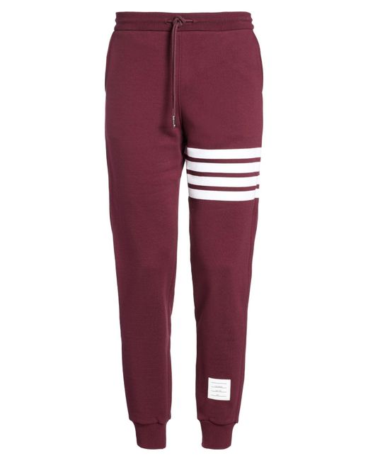 Thom Browne Red Pants for men