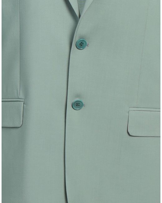 Low Brand Green Blazer Wool, Polyester, Elastane for men