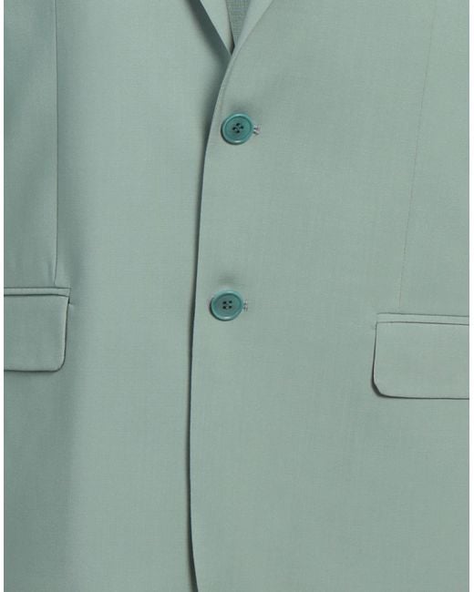 Low Brand Green Blazer Wool, Polyester, Elastane for men