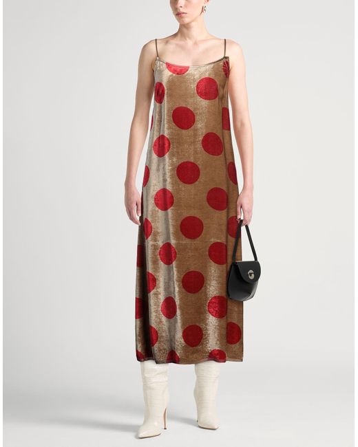 Vestito Midi di Uma Wang in Red