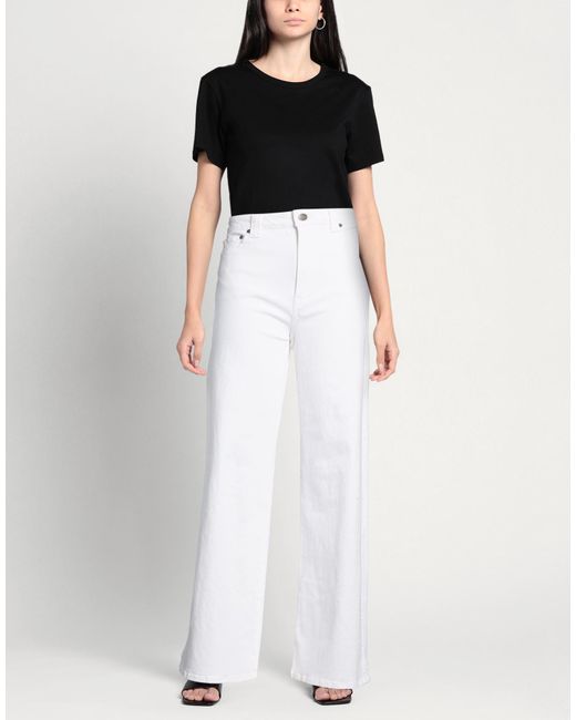 Khaite White Jeans