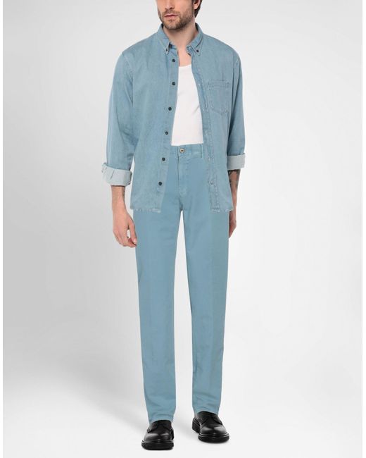 Incotex Blue Trouser for men