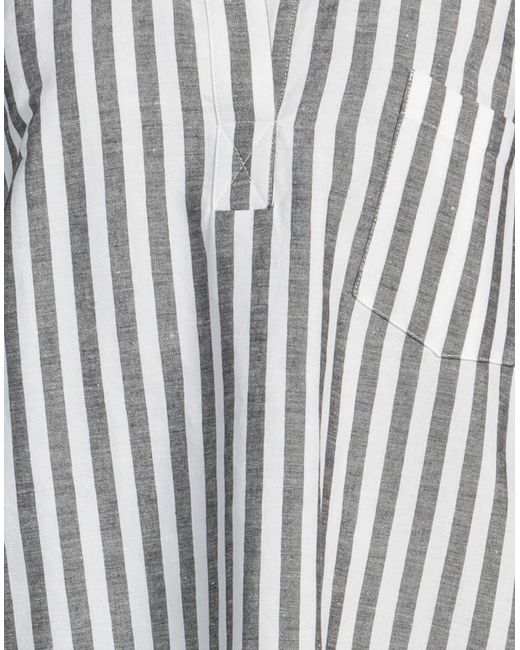 Shirtaporter White Maxi Dress Linen