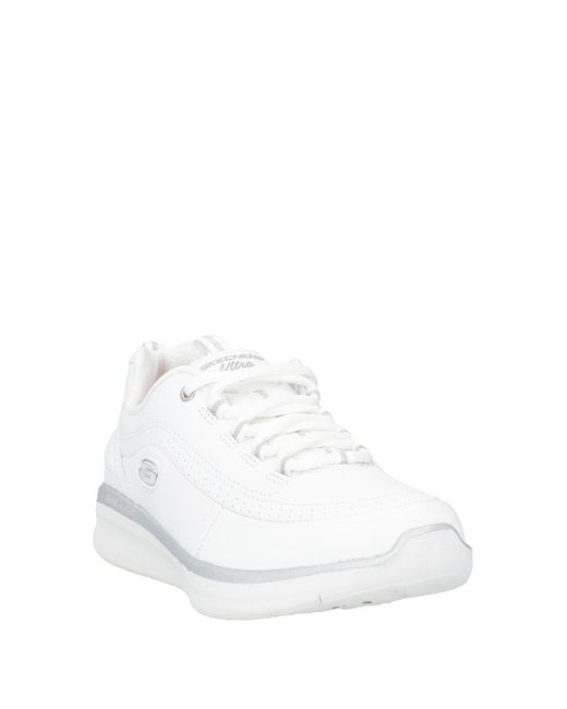 Skechers white shop runners