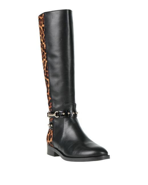 MICHAEL Michael Kors Black Boot Leather