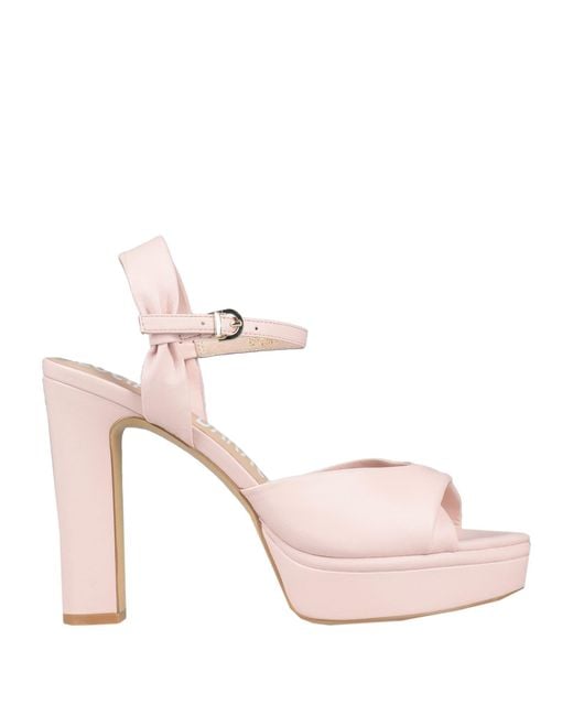 Luciano Barachini Pink Sandals Leather