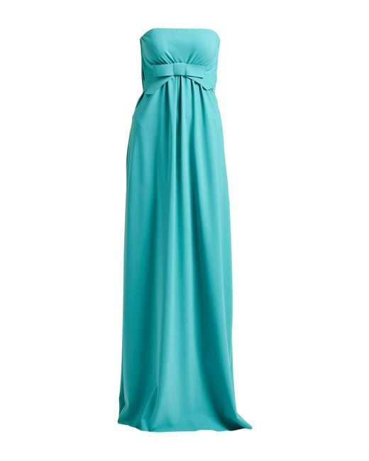 La Petite Robe Di Chiara Boni Blue Maxi-Kleid