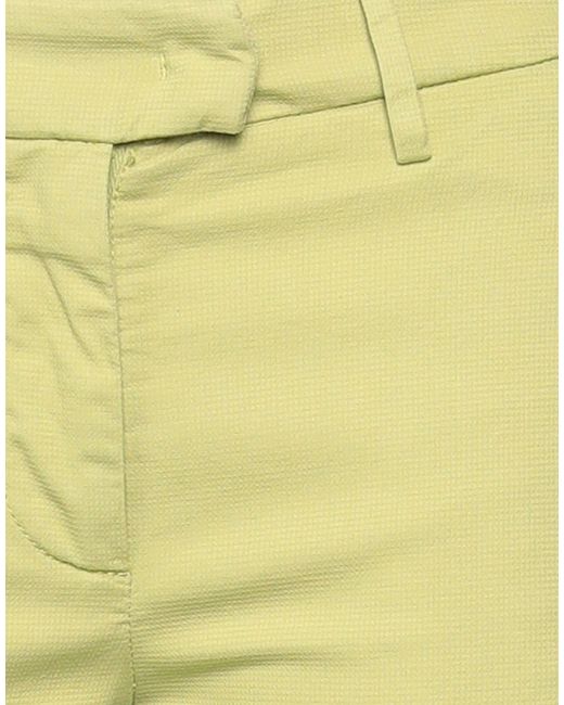 Dondup Yellow Pants Cotton, Elastane