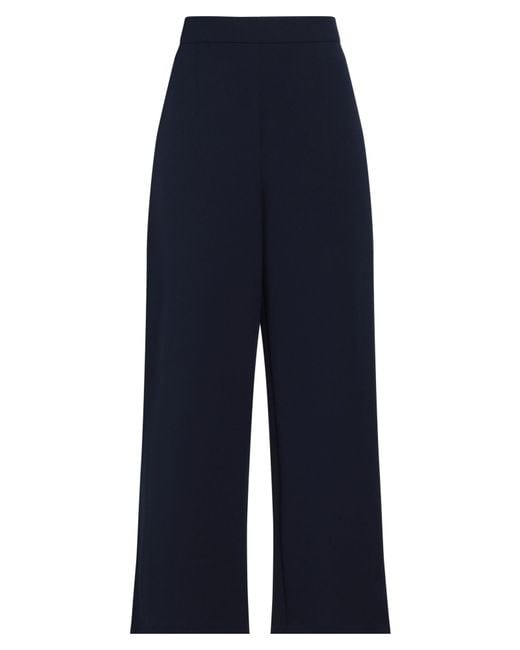 Blugirl Blumarine Blue Pants Polyester, Elastane
