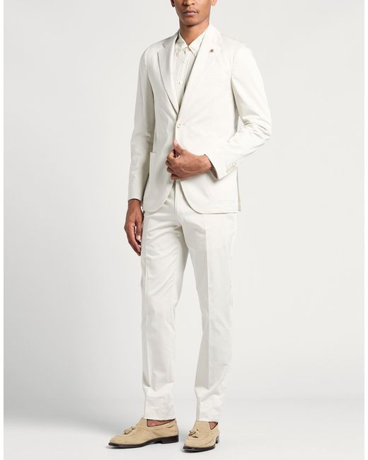 Lardini White Suit for men