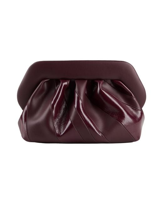THEMOIRÈ Purple Bios -- Burgundy Clutch Textile Fibers