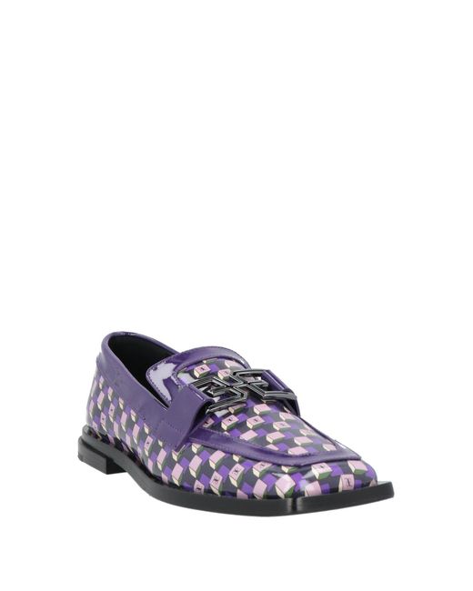 Fabi Purple Loafers