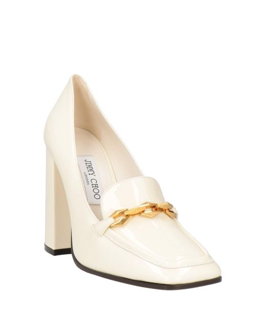 Jimmy Choo Loafers in Natural | Lyst