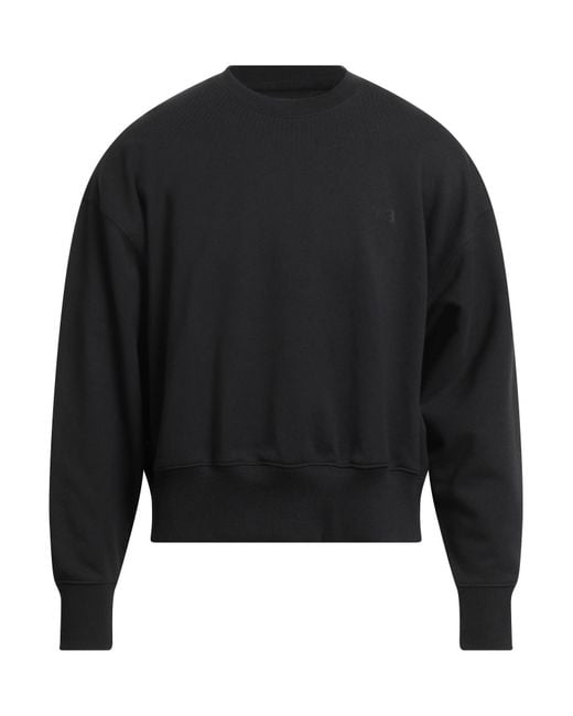 Y-3 Black Sweatshirt Cotton, Recycled Polyester for men
