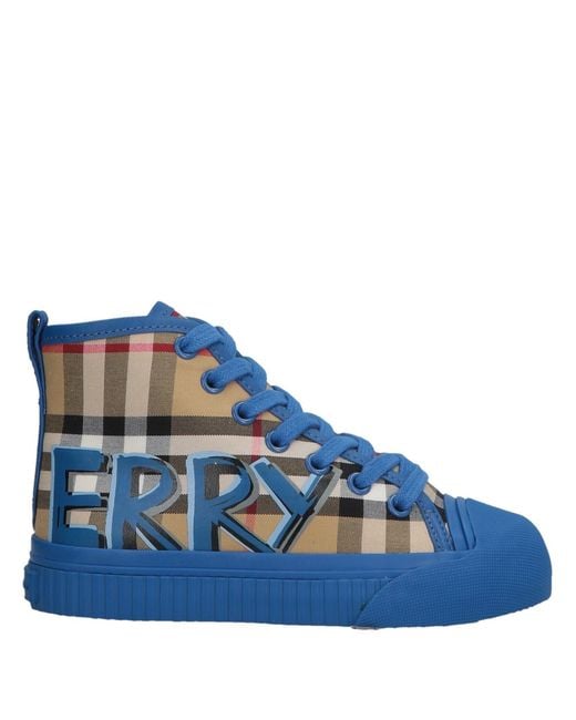 Burberry Blue High-tops & Sneakers for men