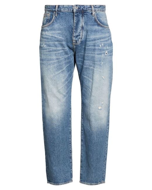 ARMANI EXCHANGE Blue Jeans Cotton, Elastane for men