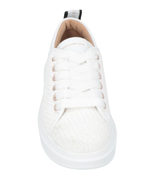Alexander Smith White Trainers