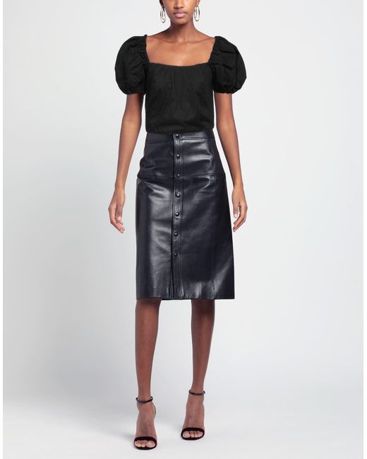 Giulia N Couture Black Top Cotton, Nylon, Elastane