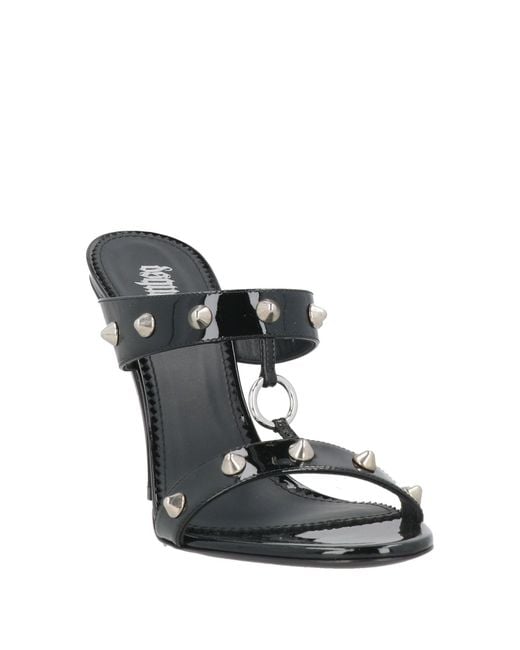 DSquared² Black Sandals Leather
