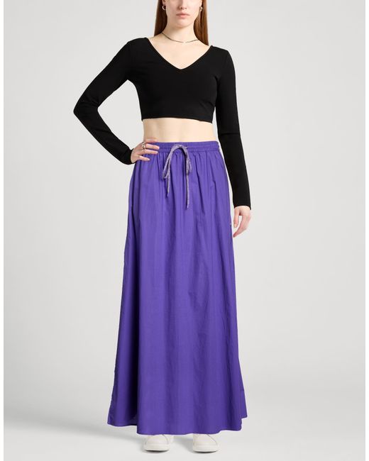 Twinset Purple Maxi Skirts