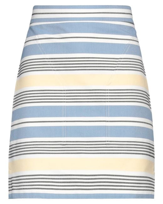 Max Mara Blue Mini Skirts