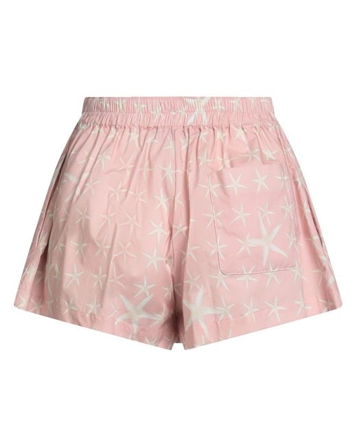 Versace Pink Light Shorts & Bermuda Shorts Cotton