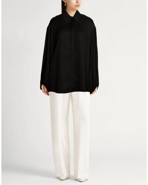 Khaite Black Shirt Cupro