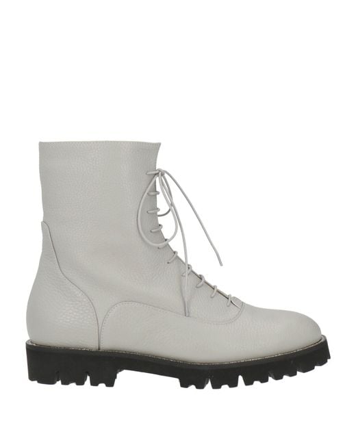 Fabiana Filippi Gray Ankle Boots