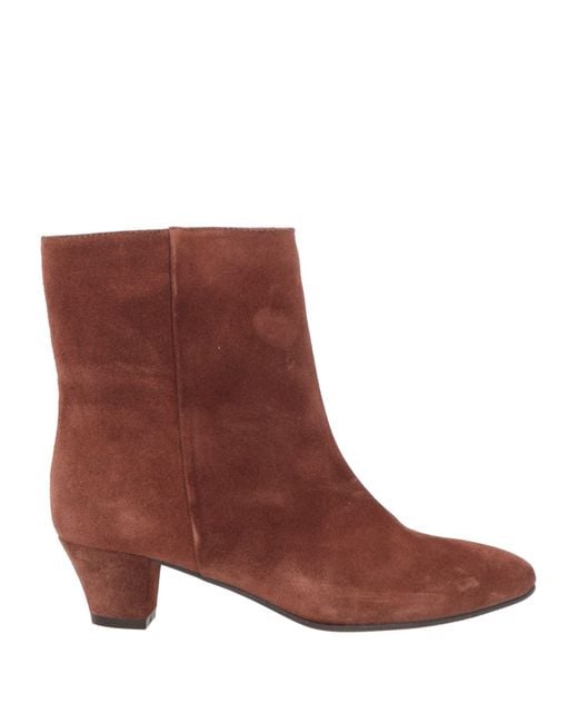Marian Brown Ankle Boots