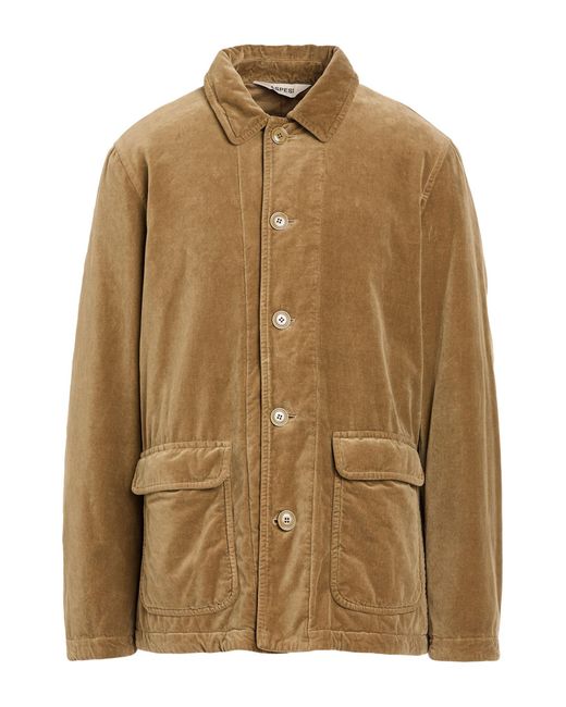 Aspesi Brown Camel Jacket Cotton for men