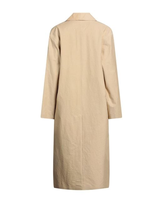 Maison Margiela Natural Overcoat & Trench Coat