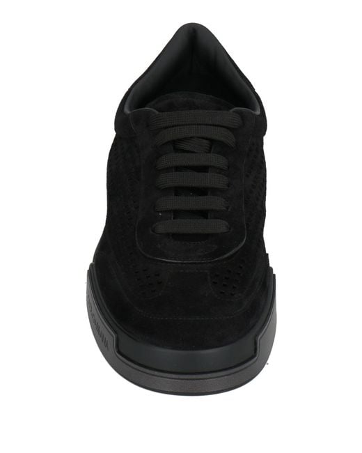 Dolce & Gabbana Black Sneakers Calfskin for men