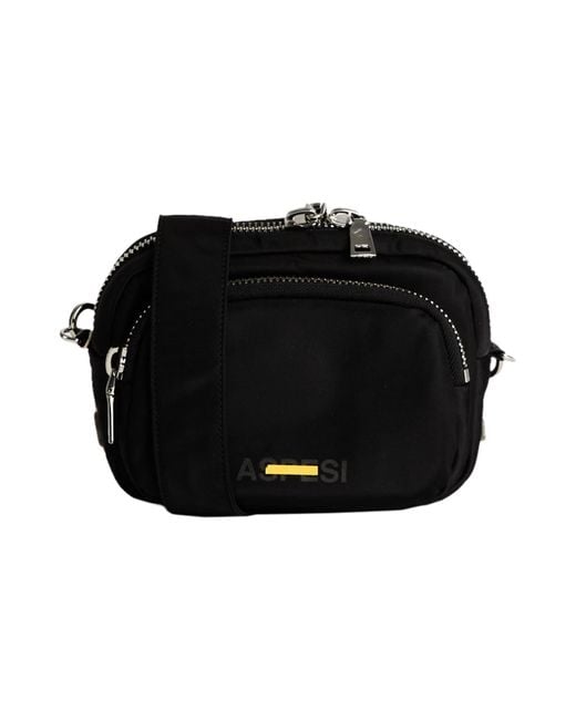 Aspesi Black Cross-Body Bag Polyamide