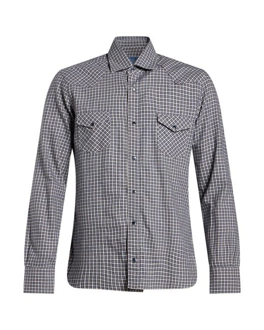 Barba Napoli Gray Shirts for men
