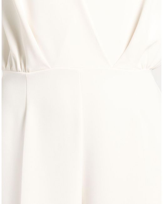 Kaos White Jumpsuit Polyester, Elastane
