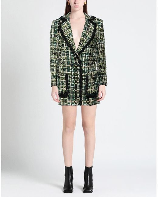 Elisabetta Franchi Green Mini Dress