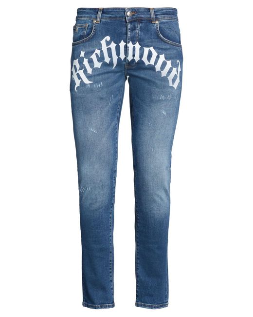 Pantalon En Jean John Richmond pour homme en coloris Blue
