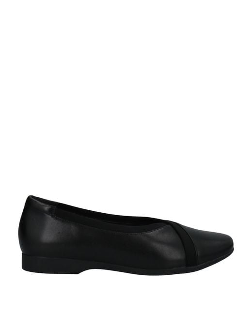 Clarks Black Ballet Flats