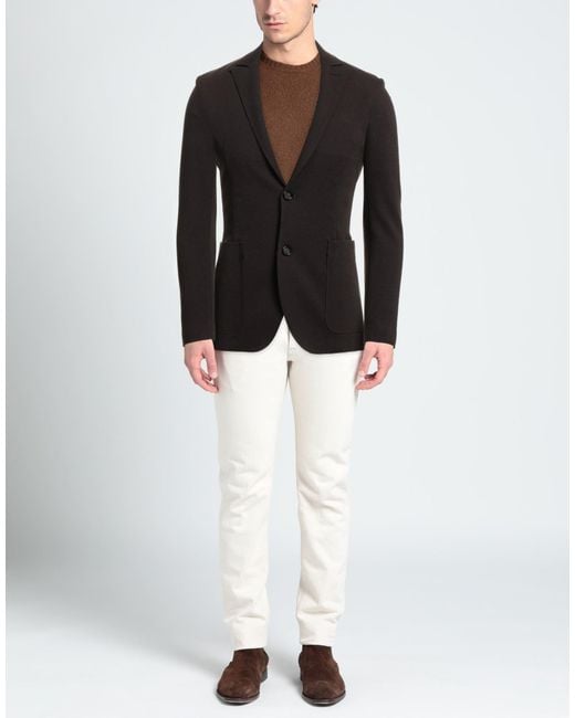 Paolo Pecora Black Blazer for men