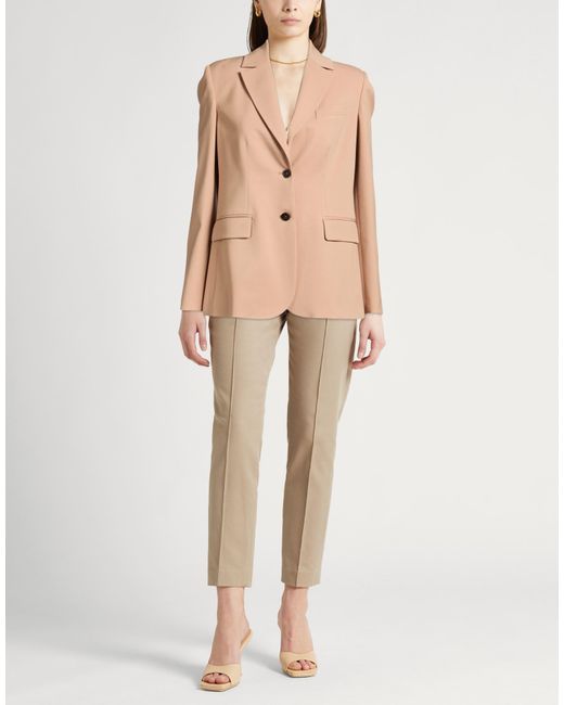 Eleventy Natural Blazer Wool, Elastane