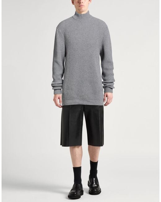 Daniele Fiesoli Gray Turtleneck for men