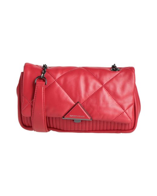 Emporio Armani Red Cross-Body Bags